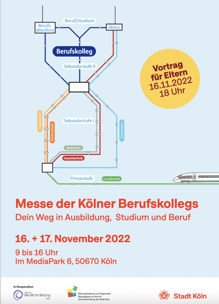 Messe der Berufskollegs: 16.+17.11. 2022!