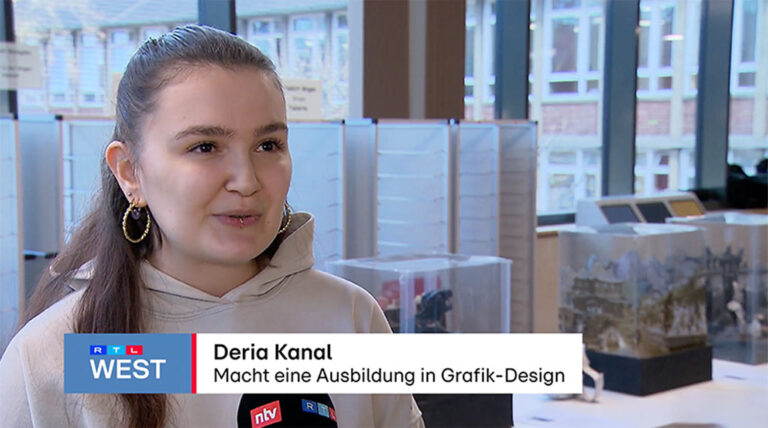 Derya Kanal wird zum Projekt Erinnerungsräume von RTL interviewt.