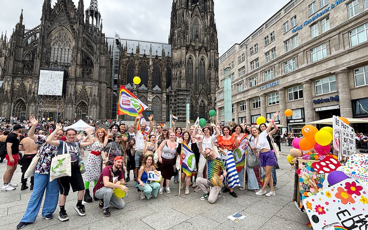 Das RRBK auf dem Christopher Street Day im Juli 2026 in Köln